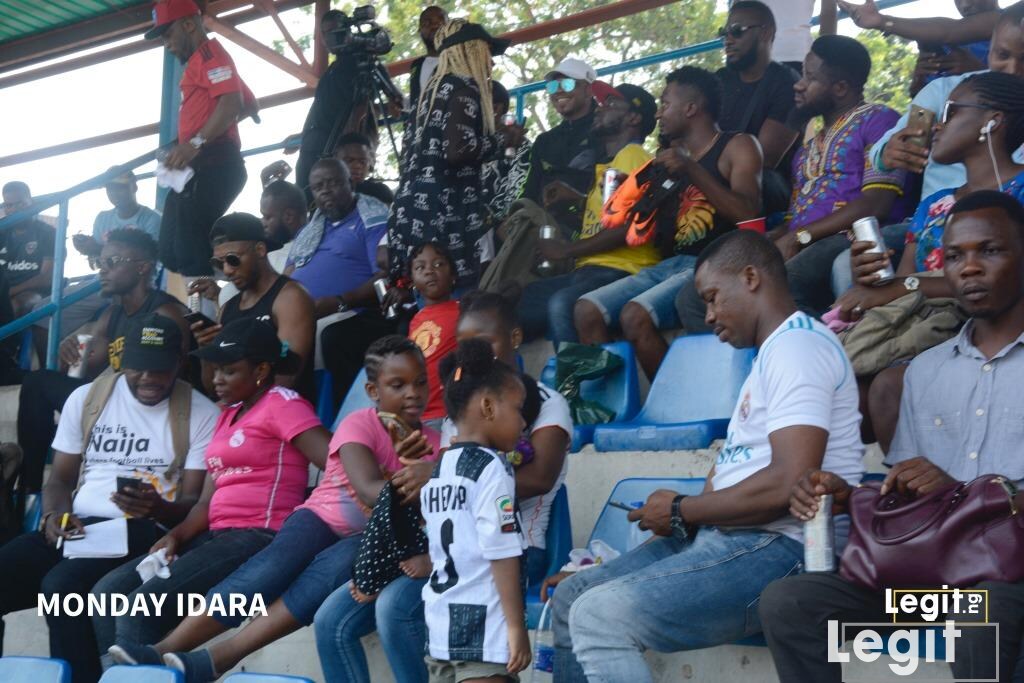 Fans at the celebrity all-star football 2018 competition Fans at the celebrity all-star football 2018 competition