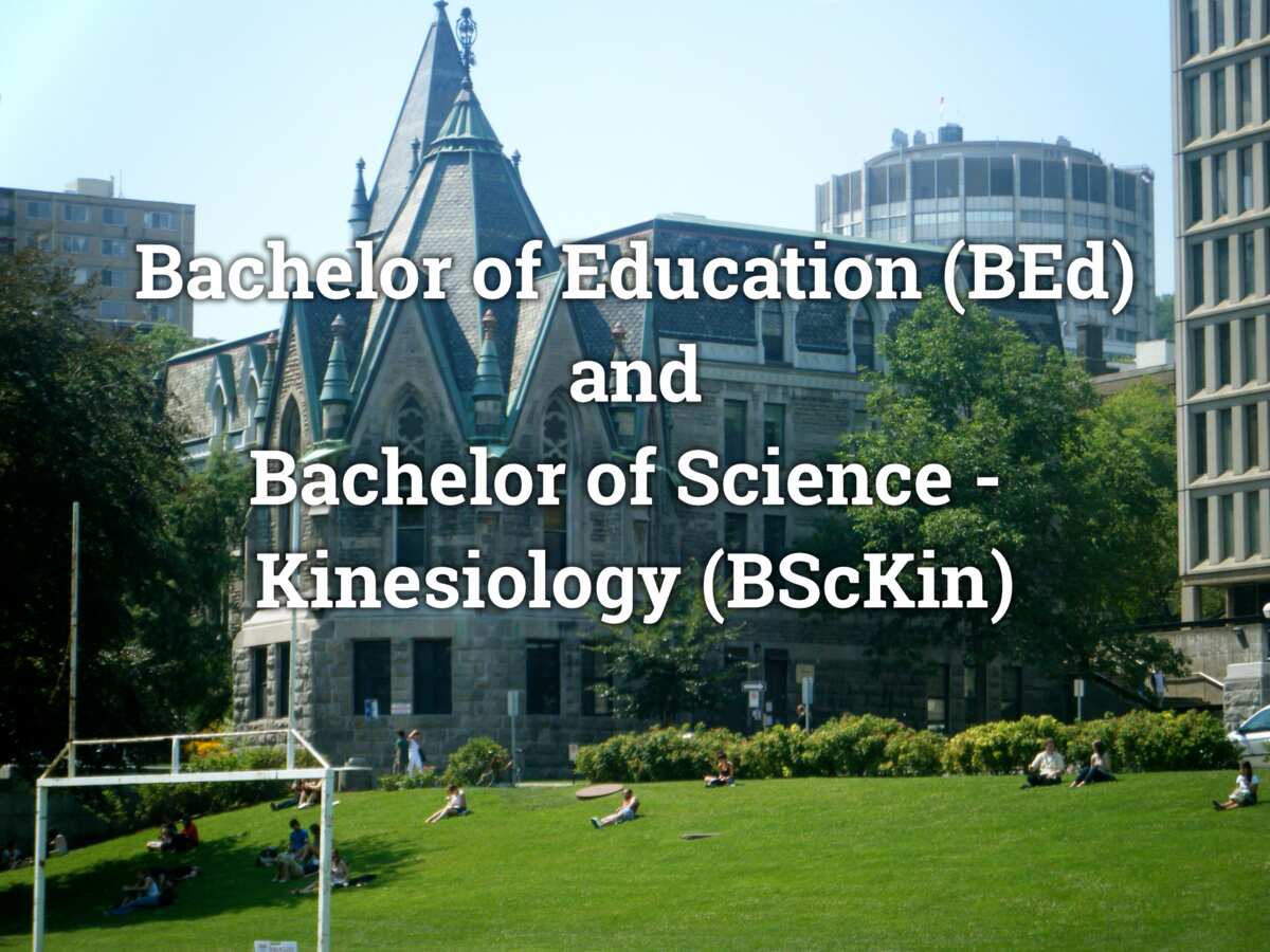 Bachelor of Science Kinesiology Bachelor of Science Kinesiology