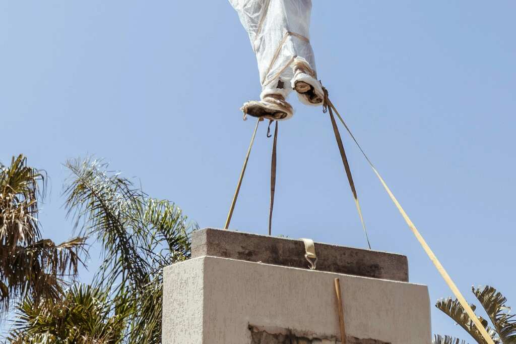 Namibia Pulls Down Statue Of German Coloniser Legit Ng