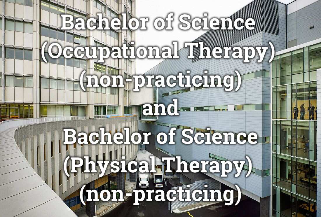 Bachelor of Science (Occupational Therapy) Bachelor of Science (Occupational Therapy)