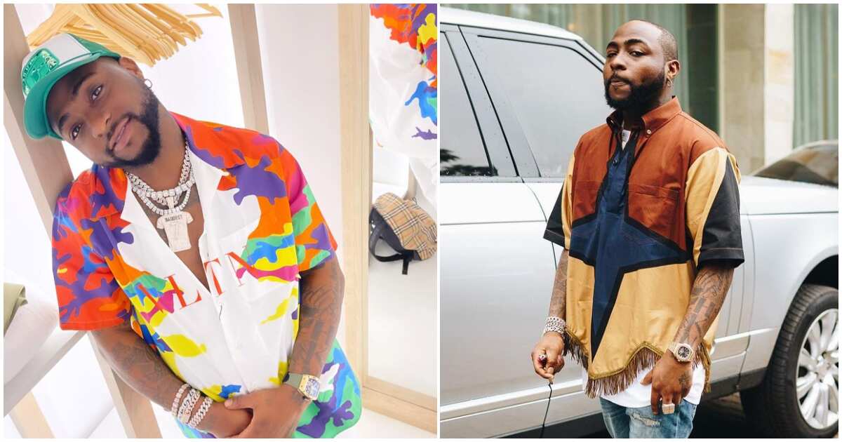 Davido At Singer Spotted In Towel As Bg Storms His House With