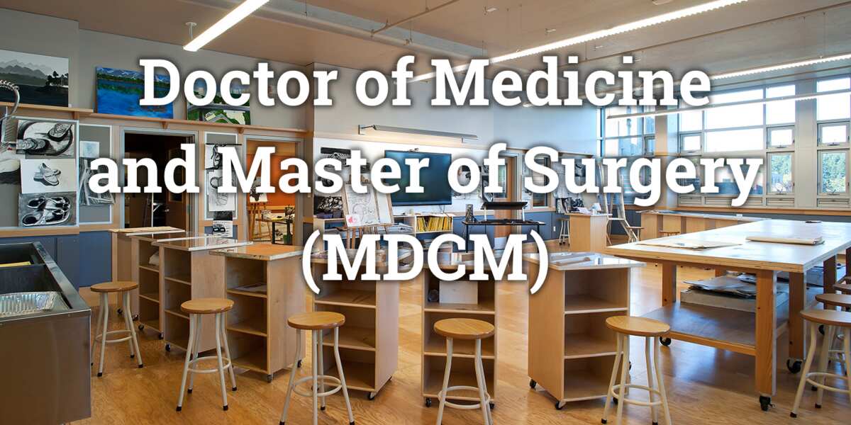 Doctor of Medicine and Master of Surgery Doctor of Medicine and Master of Surgery