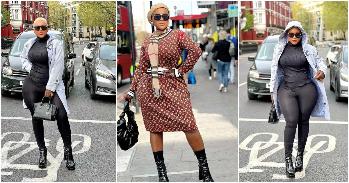 Destiny Etiko Flaunts Curves In London Turns The Road To A Fashion