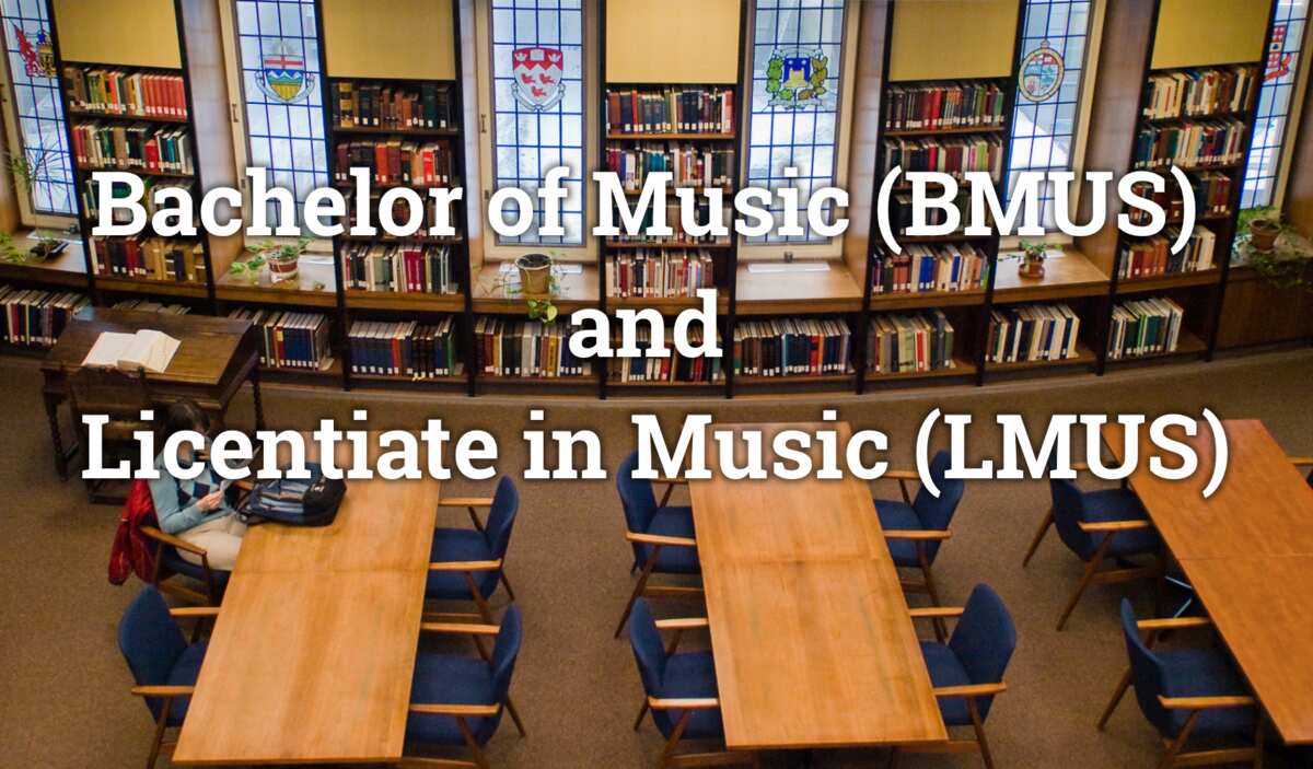 Licentiate in Music Licentiate in Music