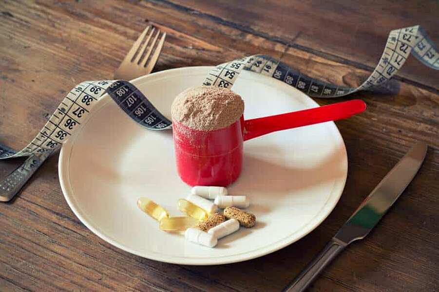 Protein powder and pills Protein powder and pills
