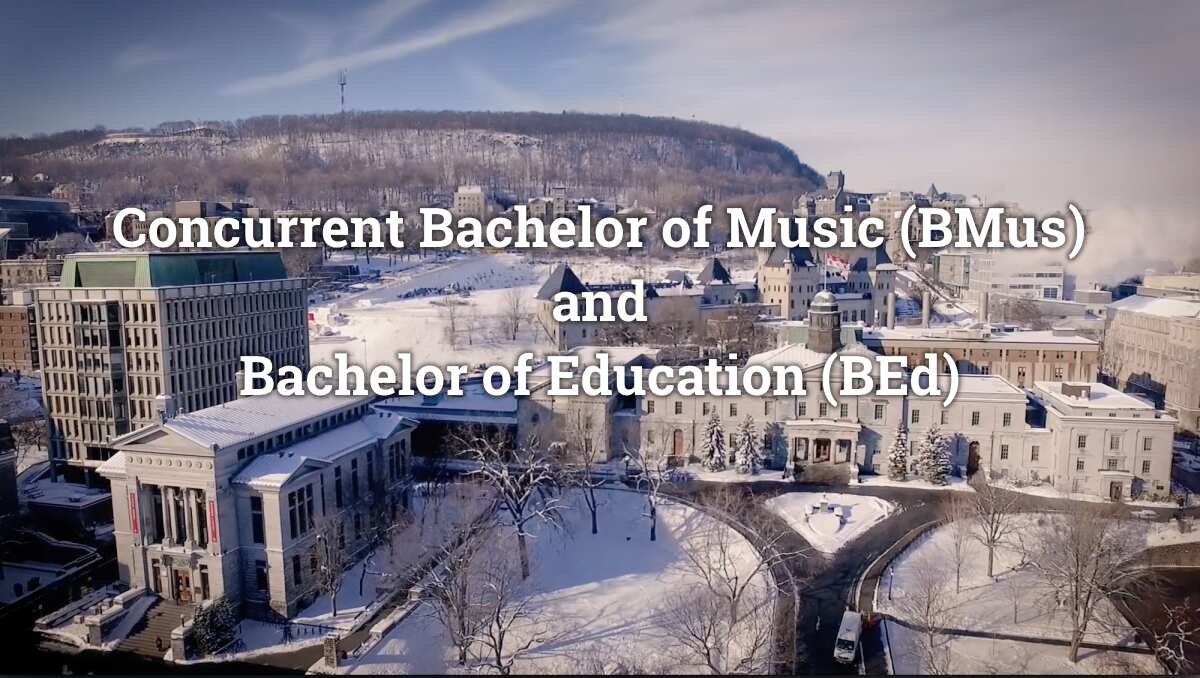 Concurrent Bachelor of Music Concurrent Bachelor of Music