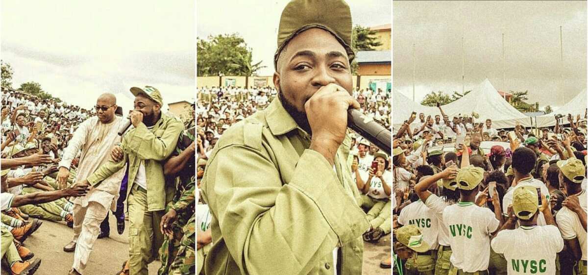 Davido at orientation camp in Lagos Davido at orientation camp in Lagos