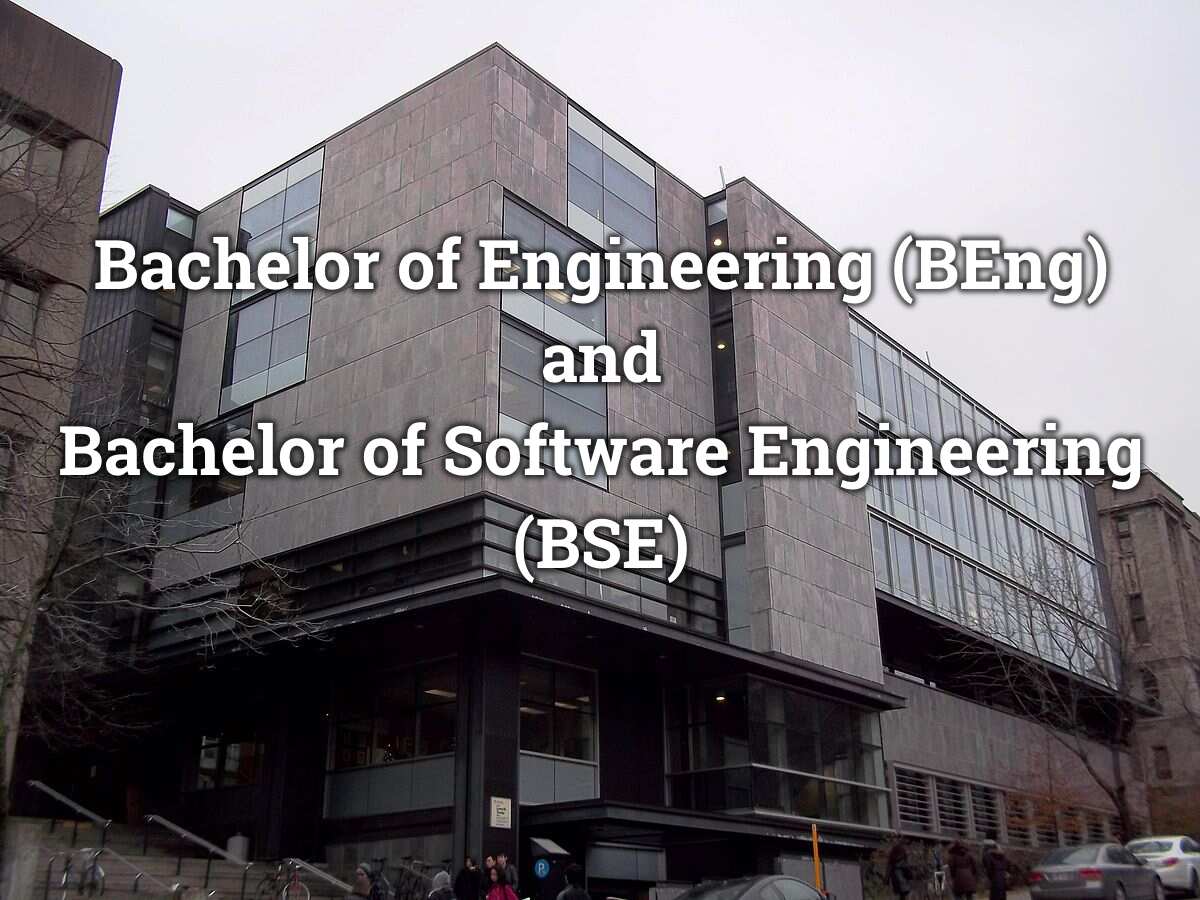 Bachelor of Software Engineering Bachelor of Software Engineering