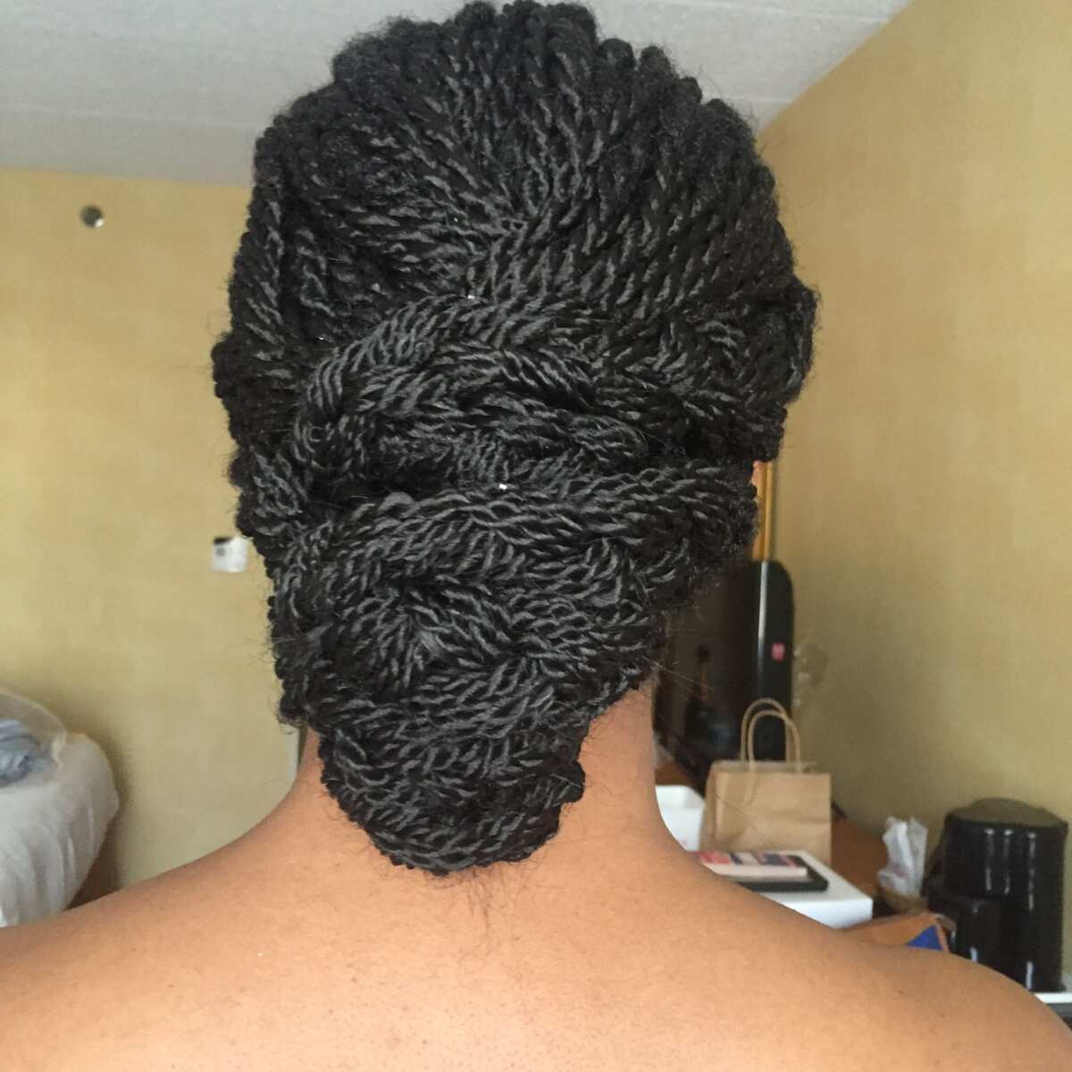 Twist braids hairdo Twist braids hairdo