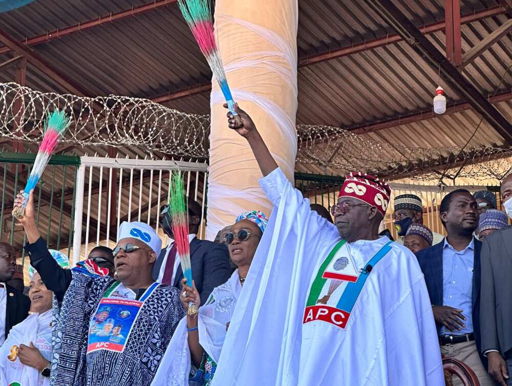 Bola Tinubu a Jos. Bola Tinubu a Jos.