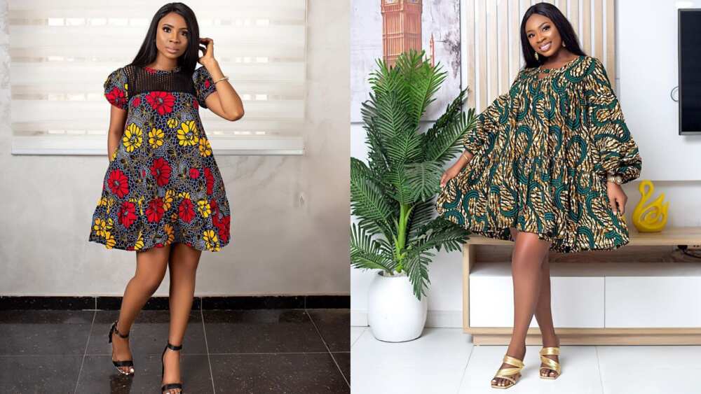 Ankara shirt dress styles