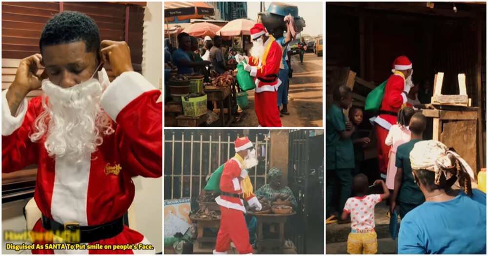 Photos of Small Doctor disguised as Father Christmas