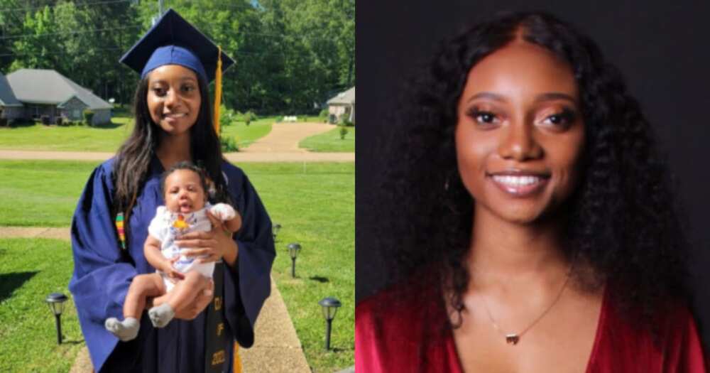 I started and finished my senior year with you - Mum proudly poses with daughter as she bags degree I started and finished my senior year with you - Mum proudly poses with daughter as she bags degree
