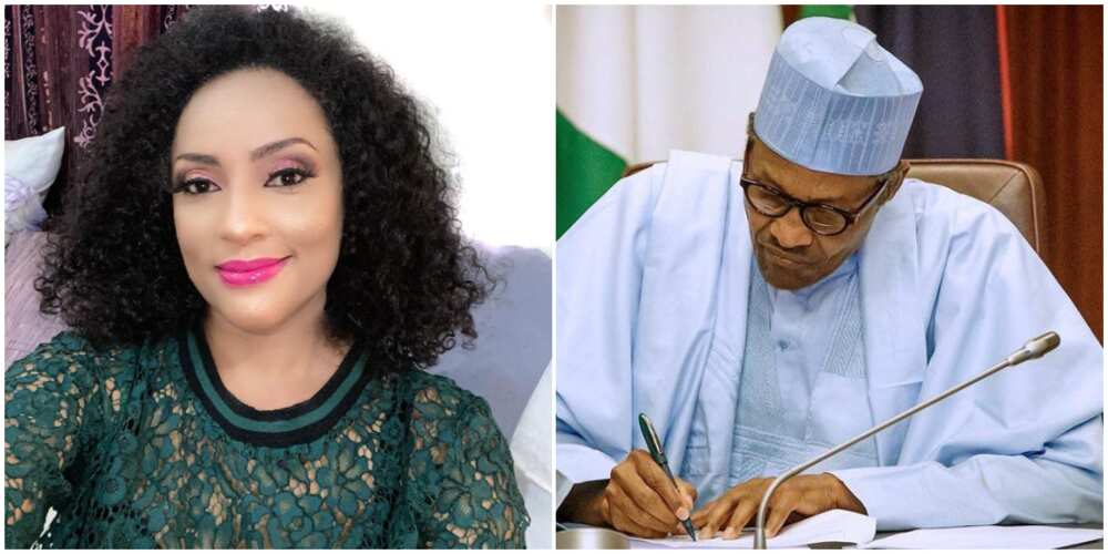 Actress Lilian Bach calls on President Buhari over state of the nation