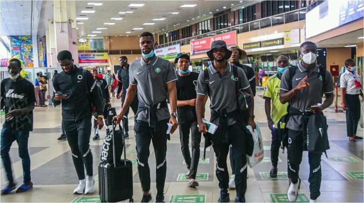 Super Eagles stars jet out to Douala, Cameroon ahead of second leg fixture vs Central African Republic