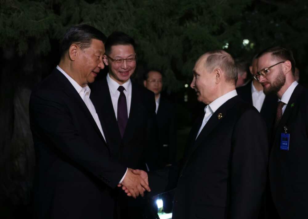 Xi and Putin held an intimate meeting Thursday afternoon at the palatial Zhongnanhai leadership compound