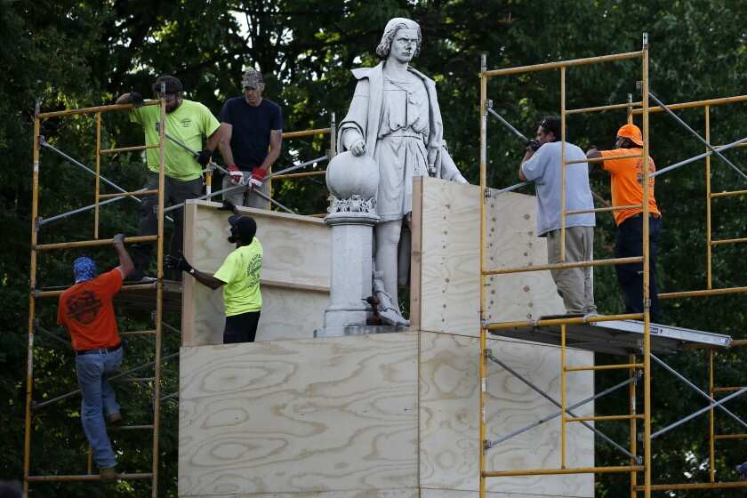 California to remove Columbus statue from state Capitol