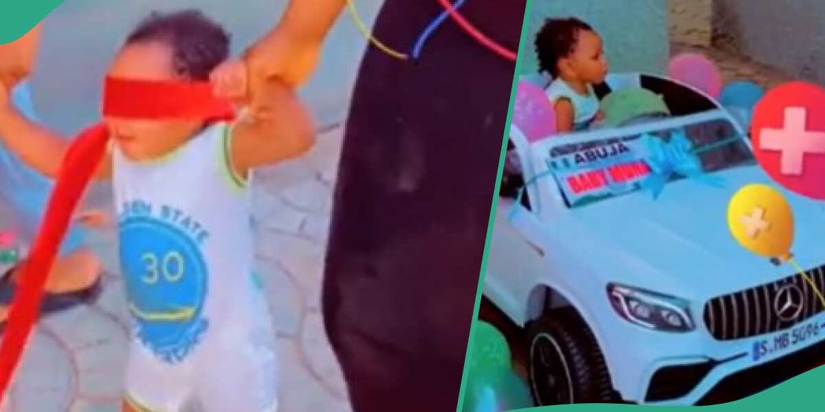 VIDEO: How a Car Toy Gift from Nigerian Parents Made Their Baby Son the Happiest Boy Online