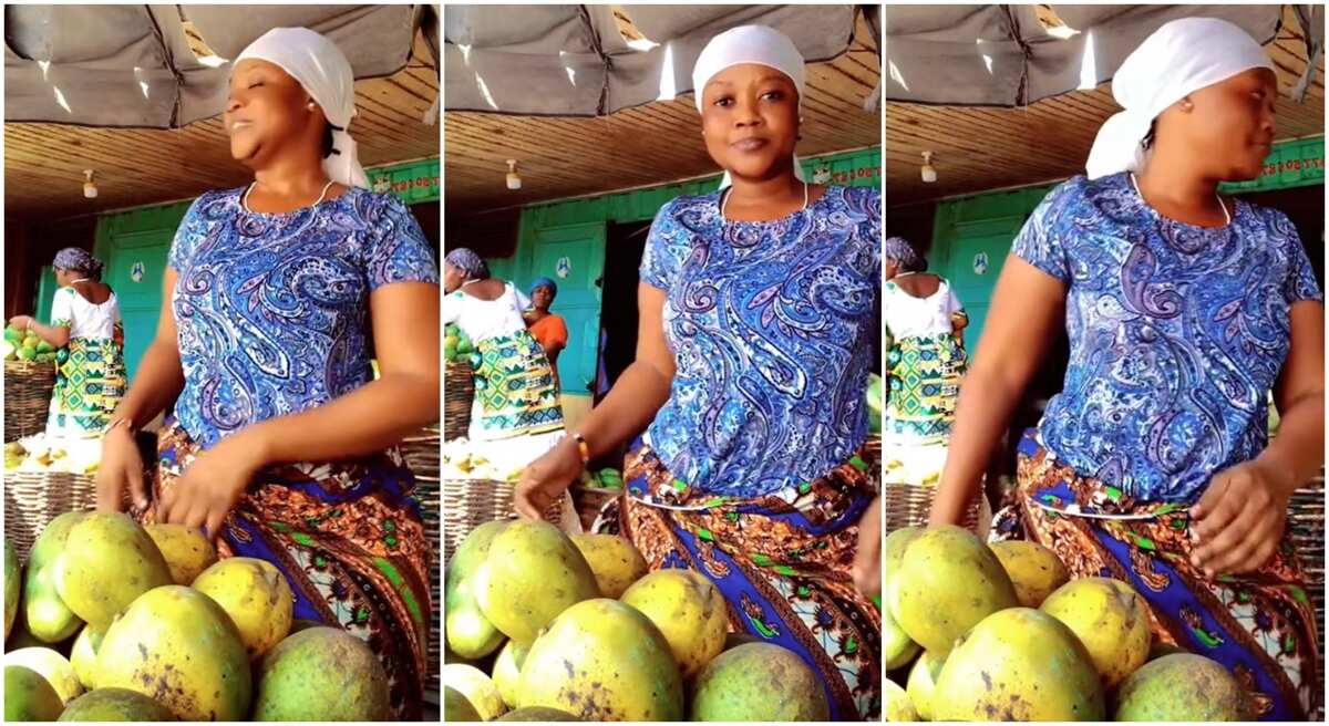 Watch: This mango seller knows how to dance with her waist, check her out