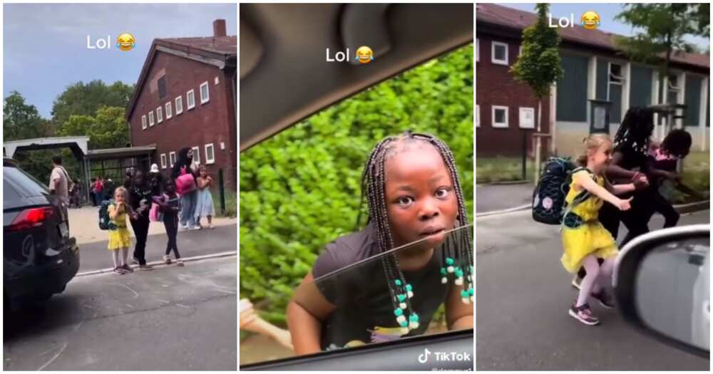 Nigerian dad, African dads, Nigerian dad reacts, Nigerian dad sees daughter with a white kid