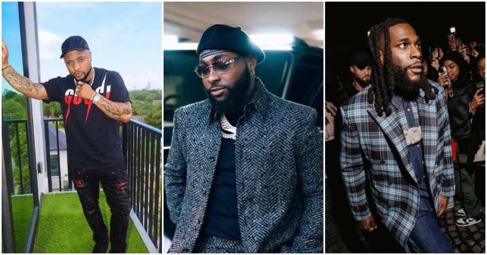 Photos of B-Red, Burna Boy and Davido Photos of B-Red, Burna Boy and Davido