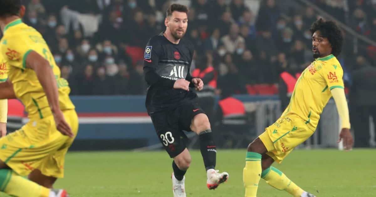 Jubilation as Lionel Messi scores first Ligue 1 goal as PSG extend their lead at the top of table