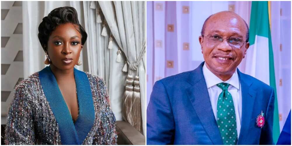 Kate Henshaw, Godwin Emefiele Kate Henshaw, Godwin Emefiele