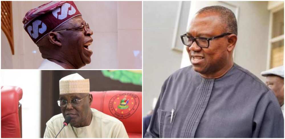 PDP, APC, 2023 election, Bola Tinubu, Atiku Abubakar, Peter Obi