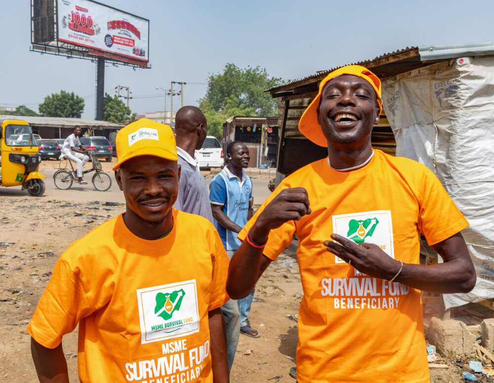 Survival Fund programme: Nigerian man excited as he receives credit alert from FG