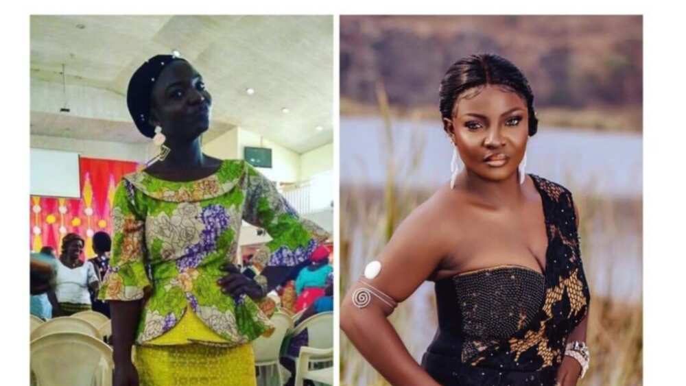 Olasumbo shared her appearance when she just left the marriage