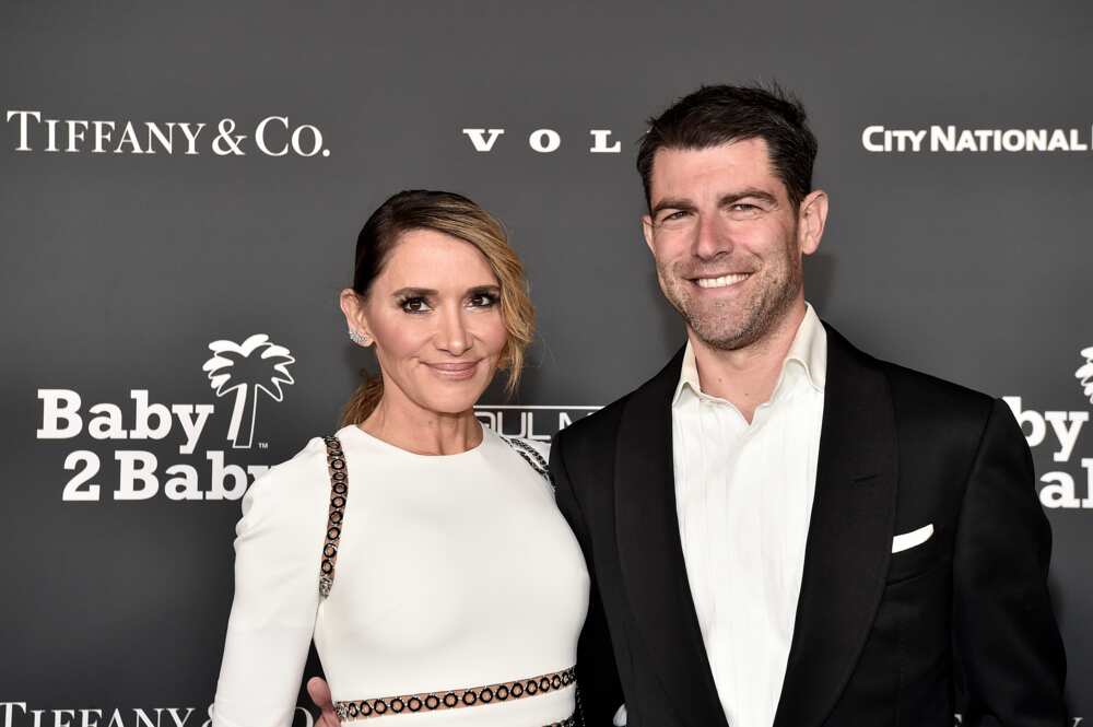 how old is max greenfield wife