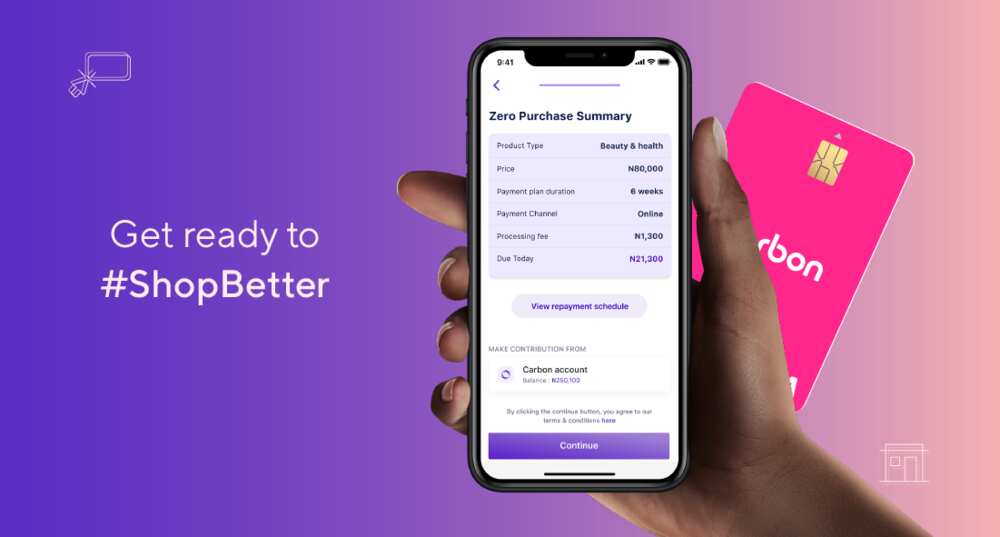 Carbon Introduces Carbon Zero, a Buy Now Pay Later service, Into Its Banking App