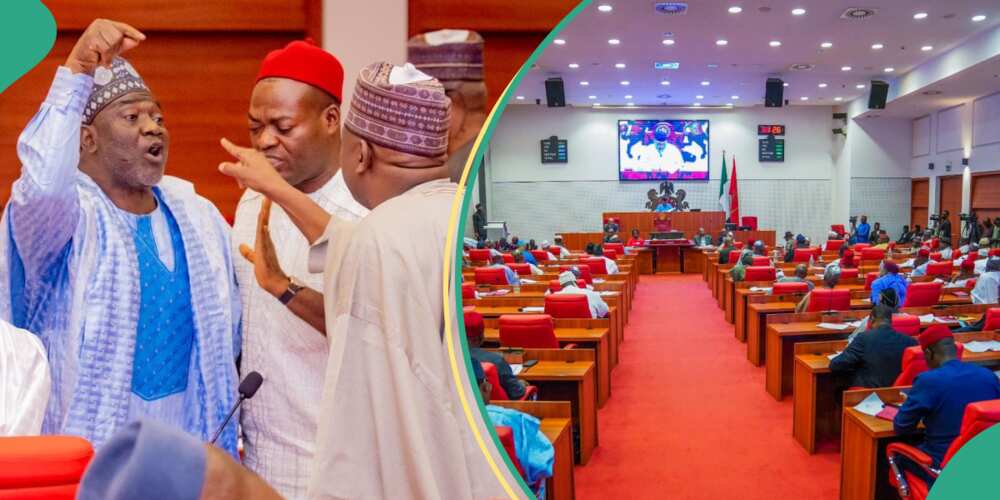 The Senate has been embroiled with issues of budget padding.