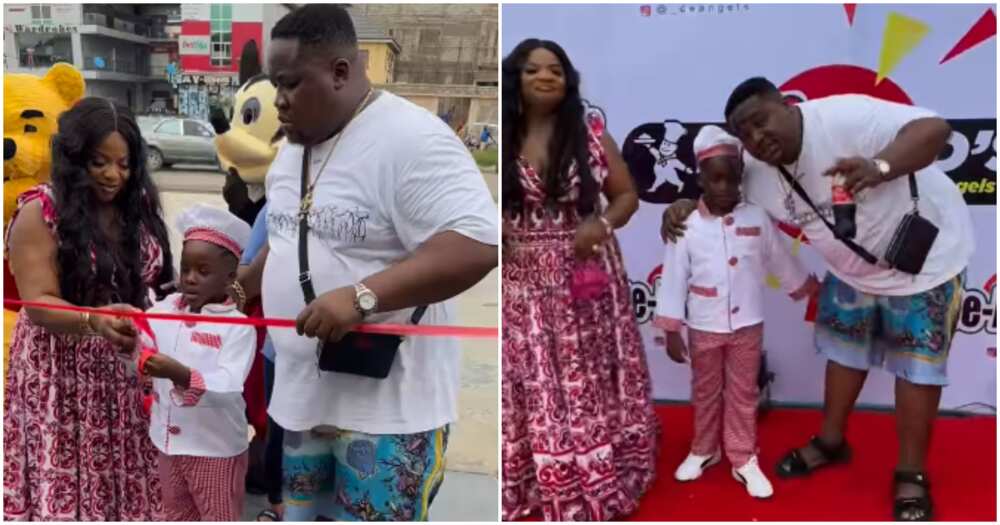 Cubana Chiefpriest opens business for 6-year-old son. Cubana Chiefpriest opens business for 6-year-old son.