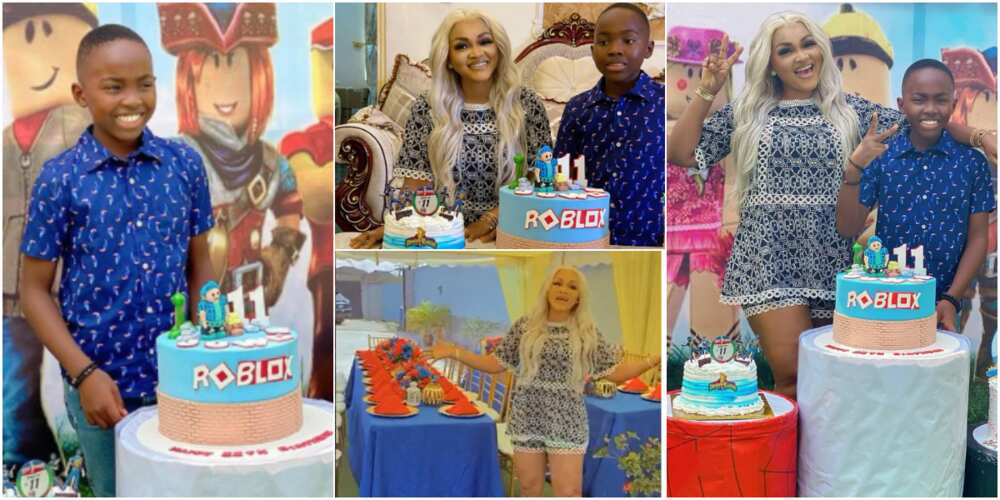 Mercy Aigbe's son clocks 11 Mercy Aigbe's son clocks 11