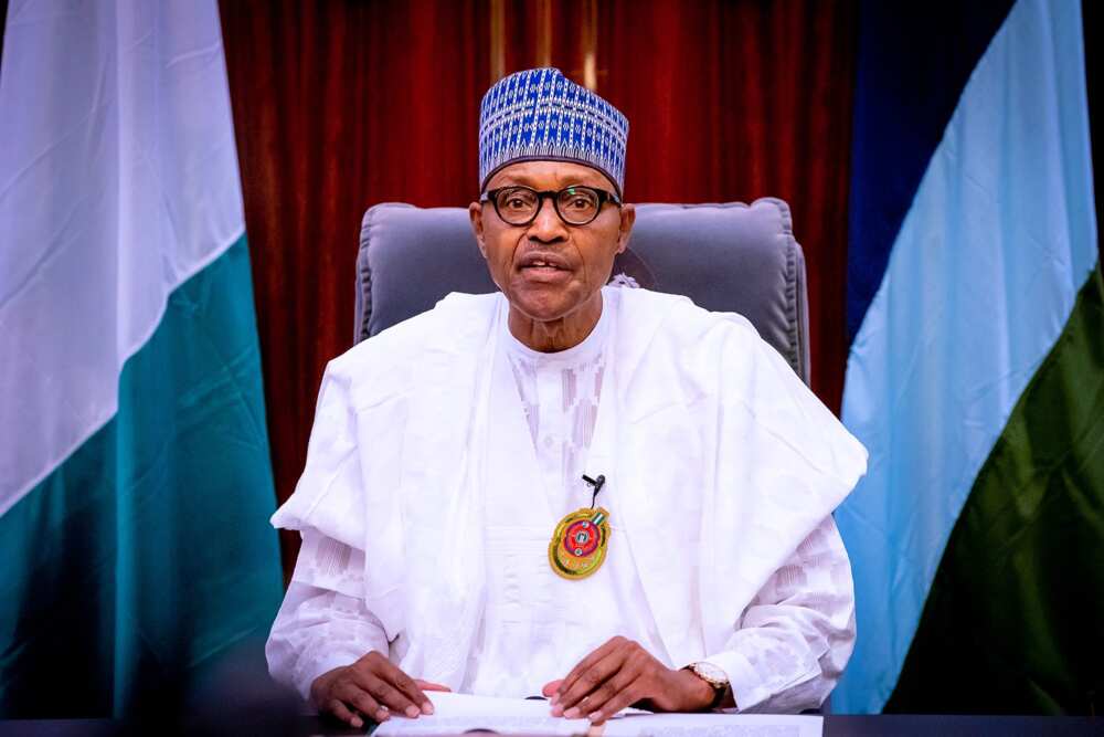 President Buhari at State House