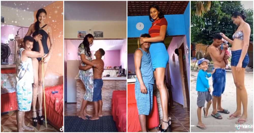 Brazil's tallest woman' married to man who stands at 5ft 4 reveals