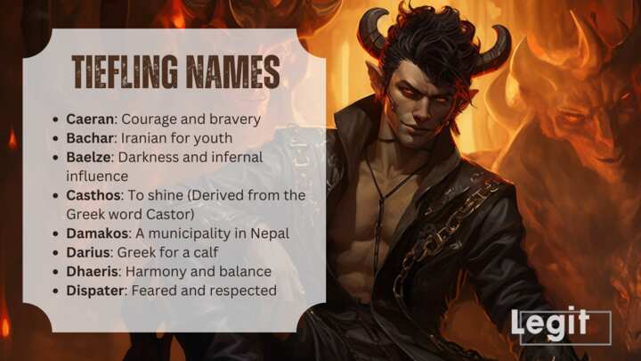 Male and female Tiefling names: find a fitting name for your character ...