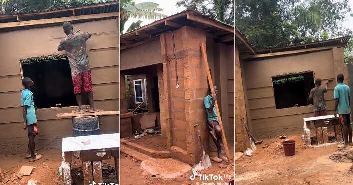 Nigerian man shows off his portable house