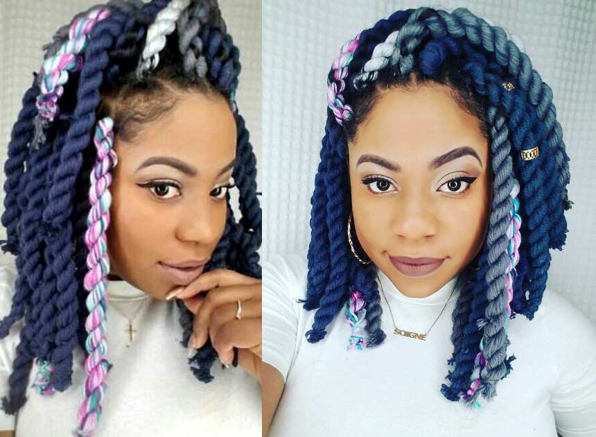 Afro kinky twist hairstyles you will adore - Legit.ng