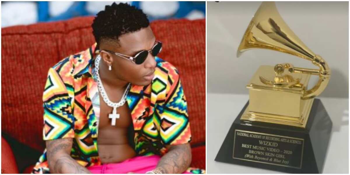 Seun Kuti see your life: Reactions as Wizkid’s Grammy plaque finally arrives in Nigeria
