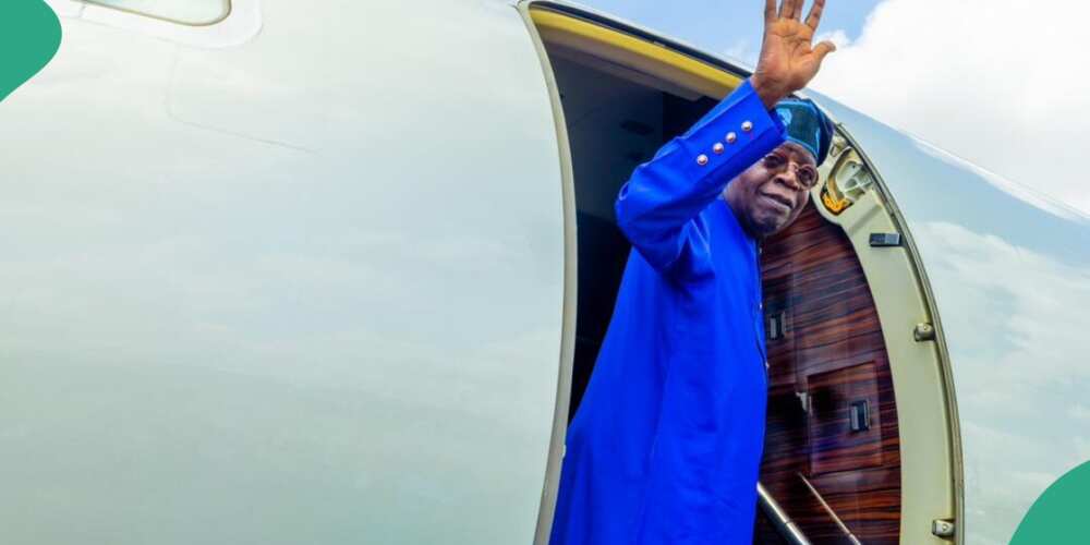 President Bola Tiinubu left Nigeria on Wednesday, Jan. 24