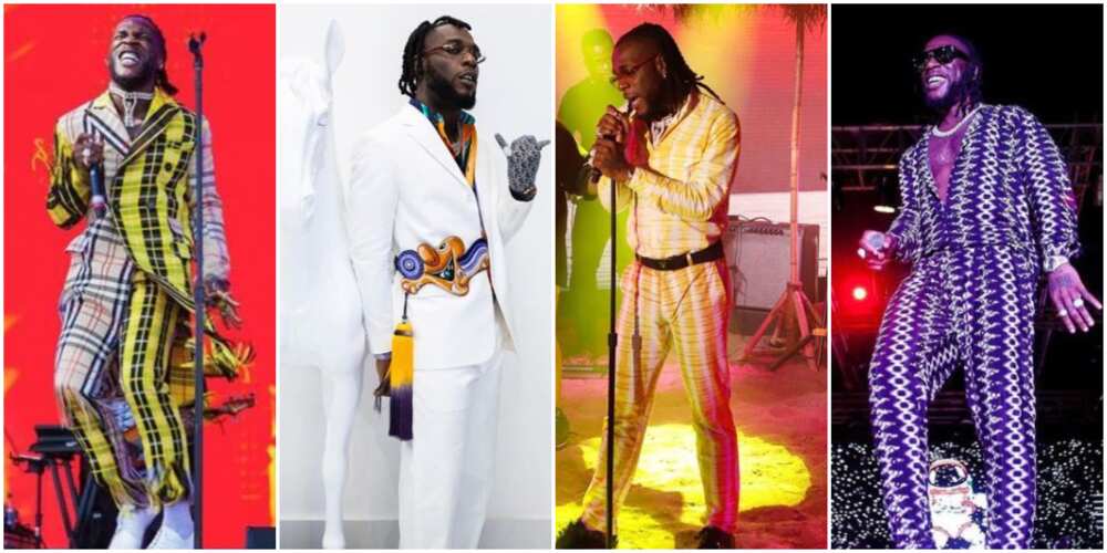 10 times Grammy Award winner Burna Boy gave fans fashion goals with his unique style