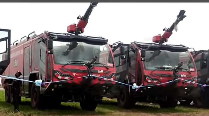 Sirika Celebrates Purchase Of 10 Firefighting Trucks Worth N12bn For