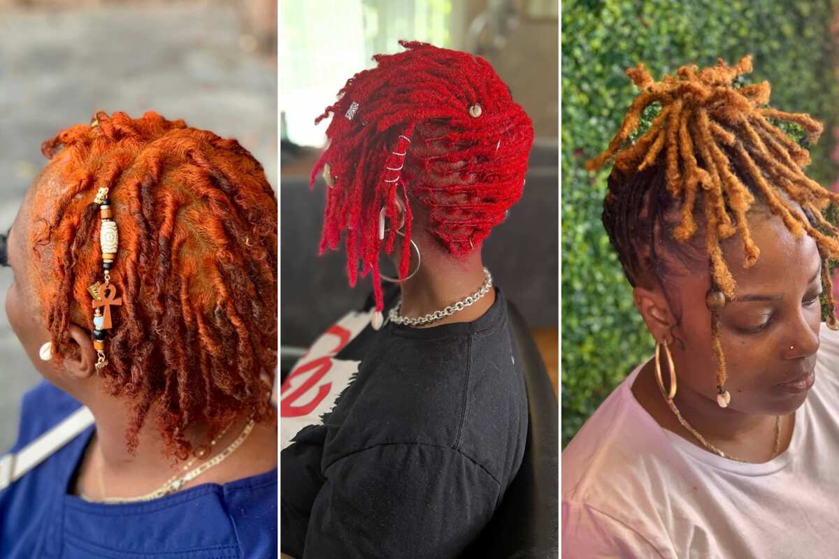 30 beginner short loc styles for women that are simple but stylish ...