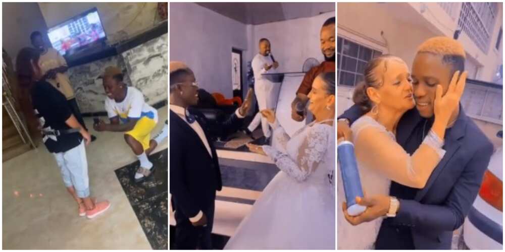 26-year-old Nigerian man who tied the knot with 54-year-old Oyinbo lady
