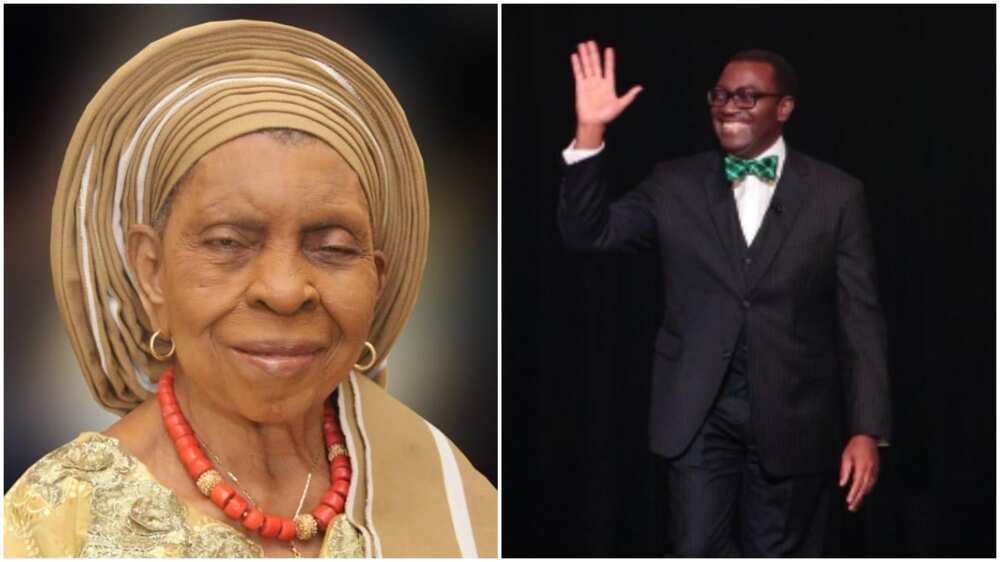 Akinwumi Adesina/Eunice Adesina/AfDB President's Mother Dies