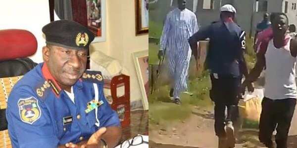 NSCDC dismisses officer caught looting palliatives