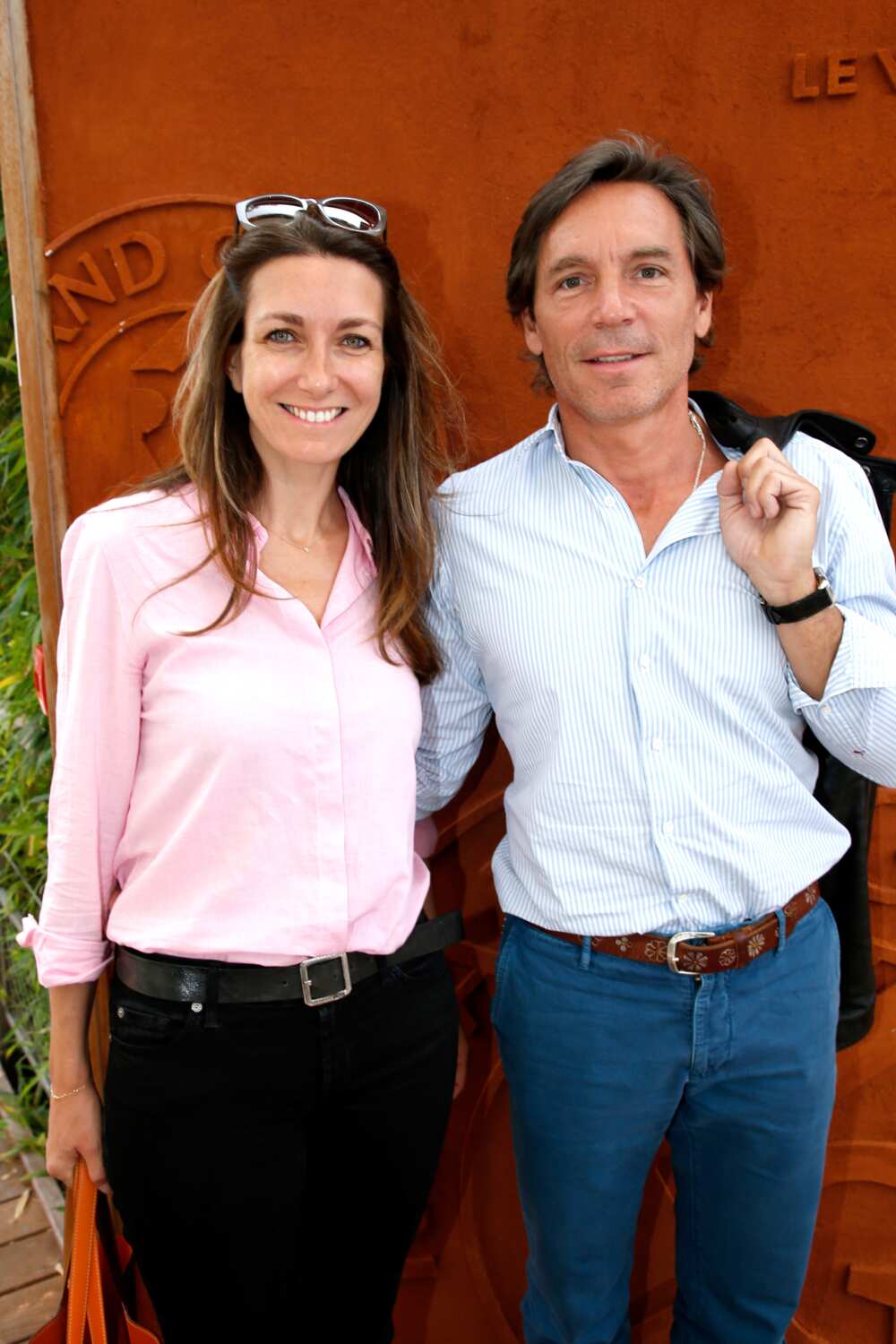Anne-Claire Coudray et Nicolas Vix, son heureux mari