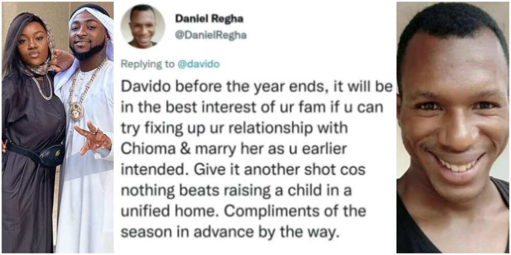 Daniel Regha advises Davido